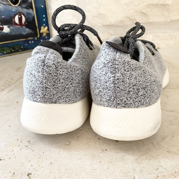 Allbirds Wool Runner Shoes Men's US 11 Gray w/ White Sole - Picture 5 of 11